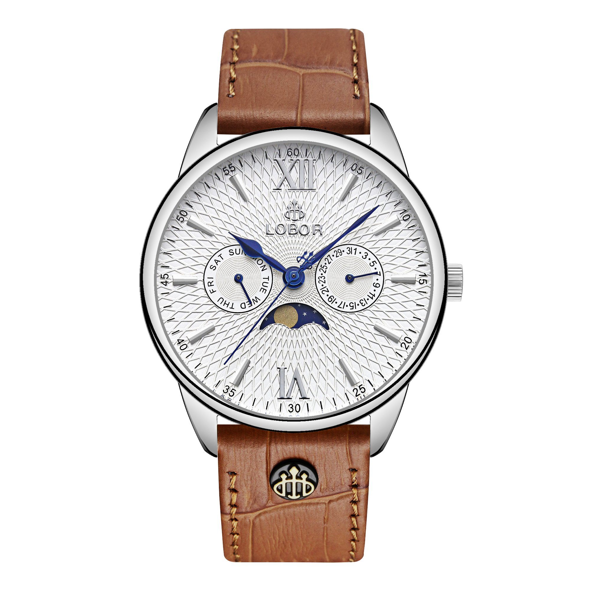 Brown moonphase watch for men