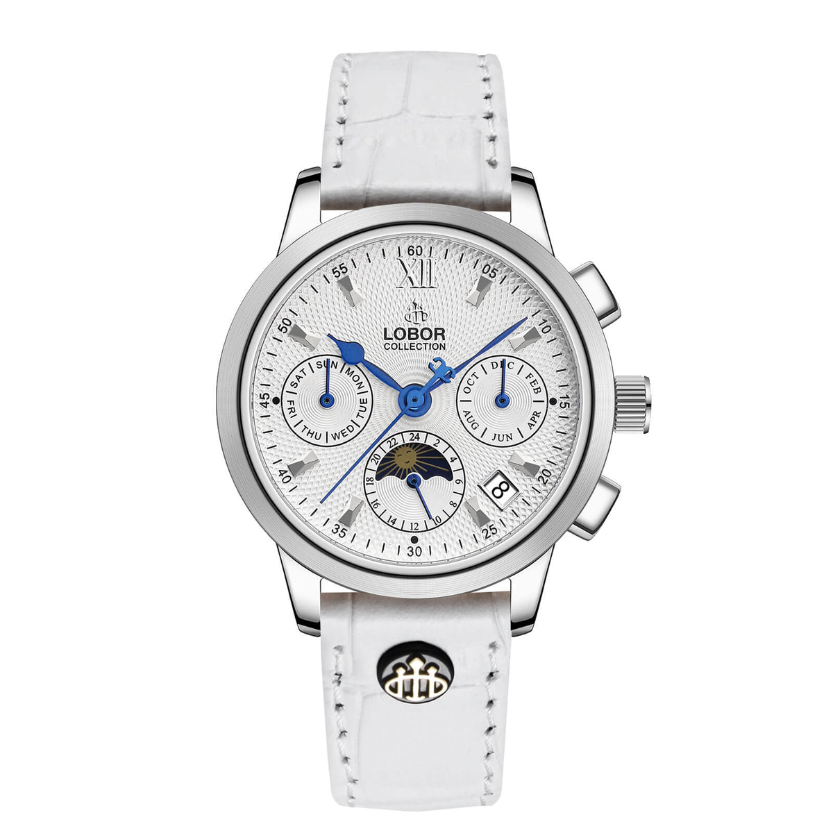 Cellini Des Voeux White 34mm | Multi-functional Moonphase 