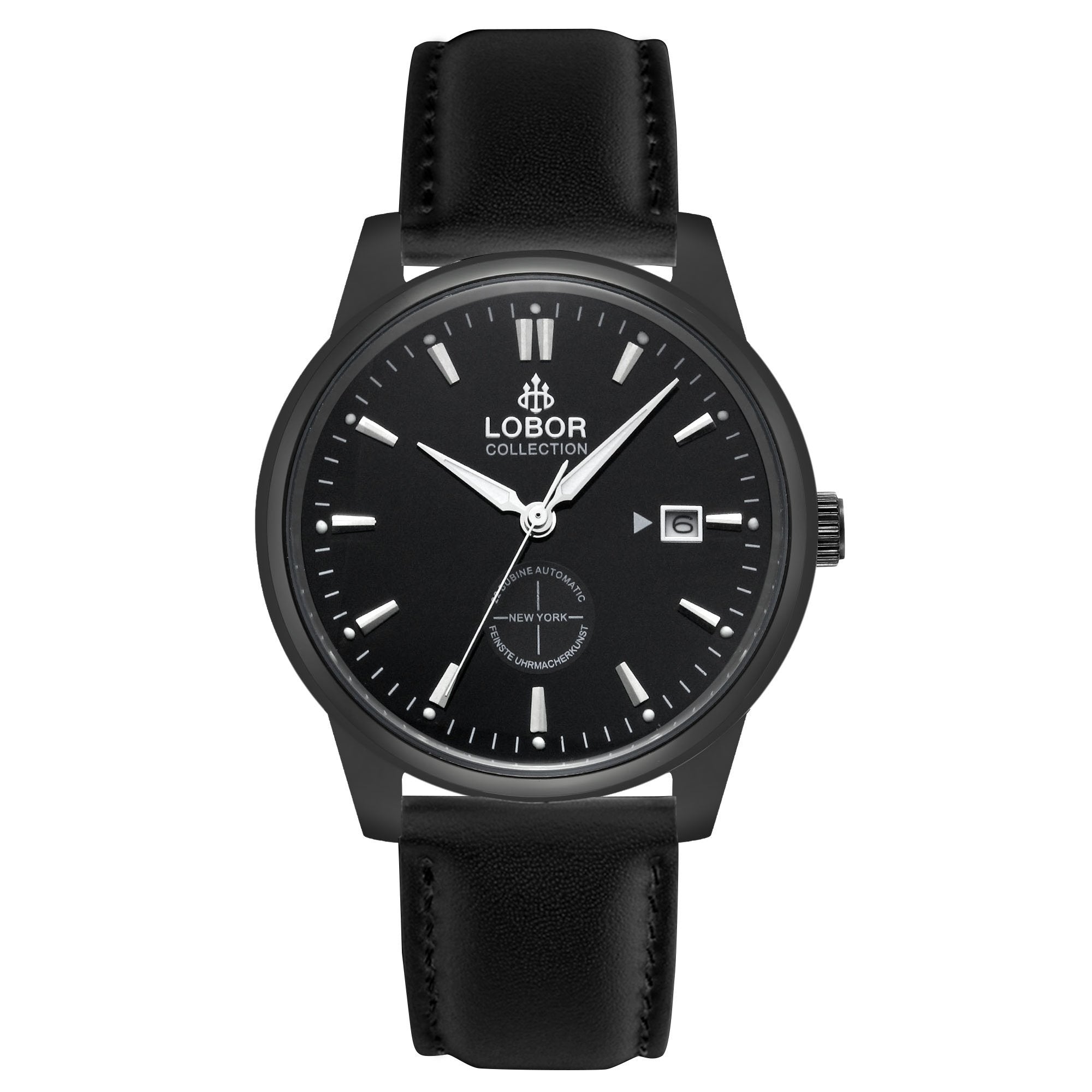 Black automatic watches for men
