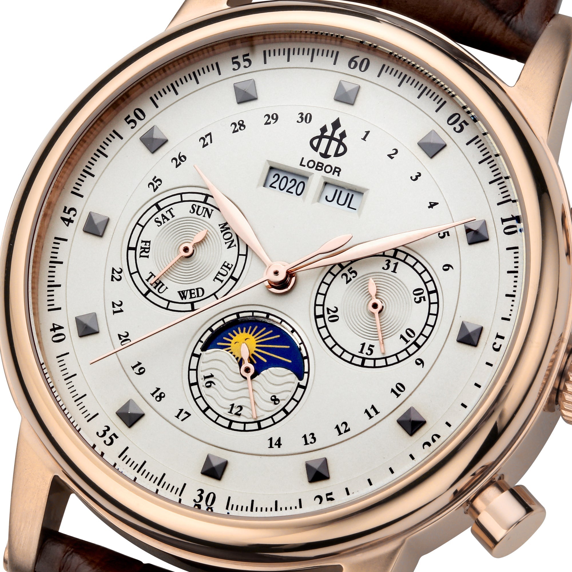 HERITAGE CANTERBURY BROWN 42MM | Affordable Automatic Watches For