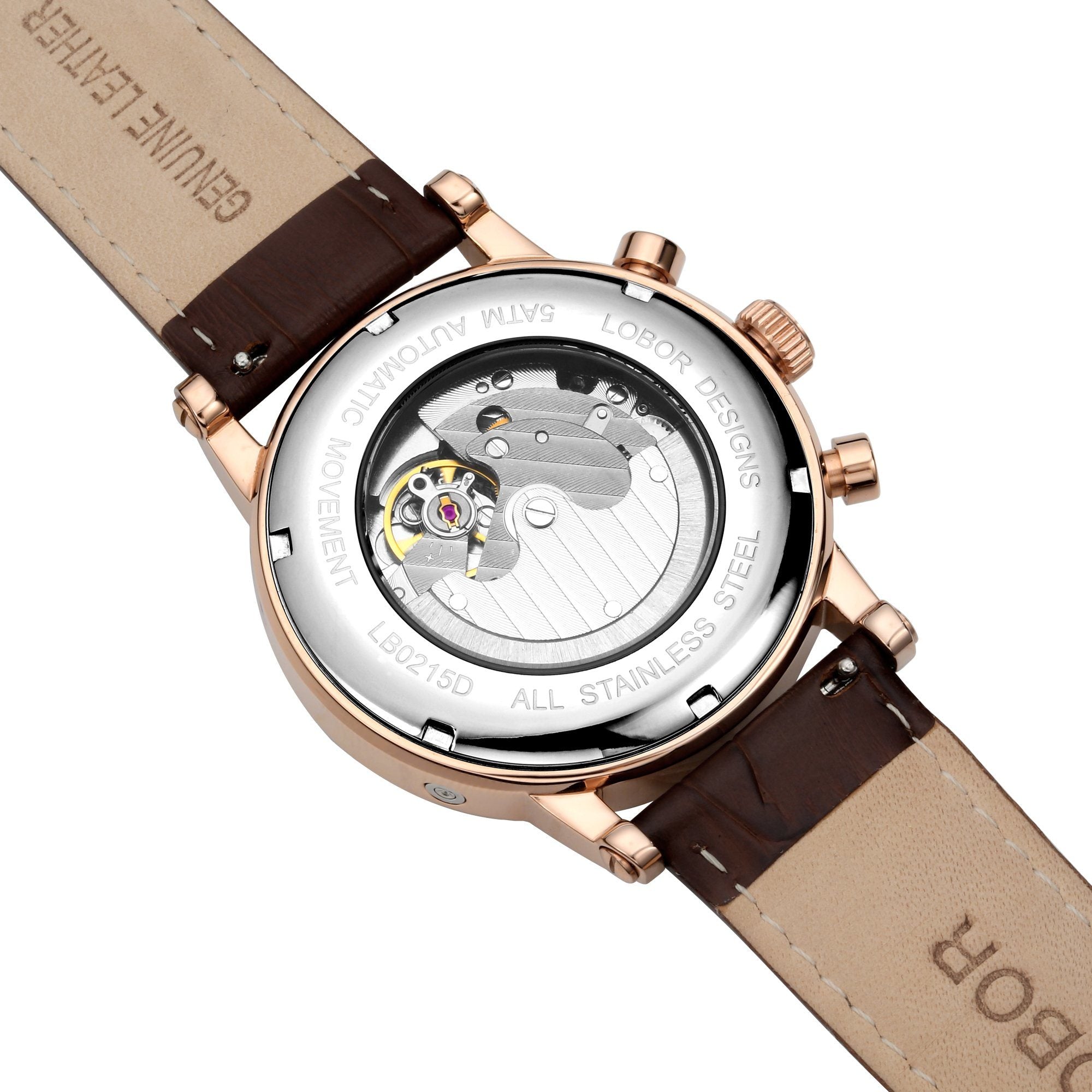 美品　LOBOR HERITAGE COLLECTION 42 HERITAGE CANTERBURY BROWN 35MM | Affordable Automatic Watches For