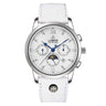 White moonphase automatic watches  for men