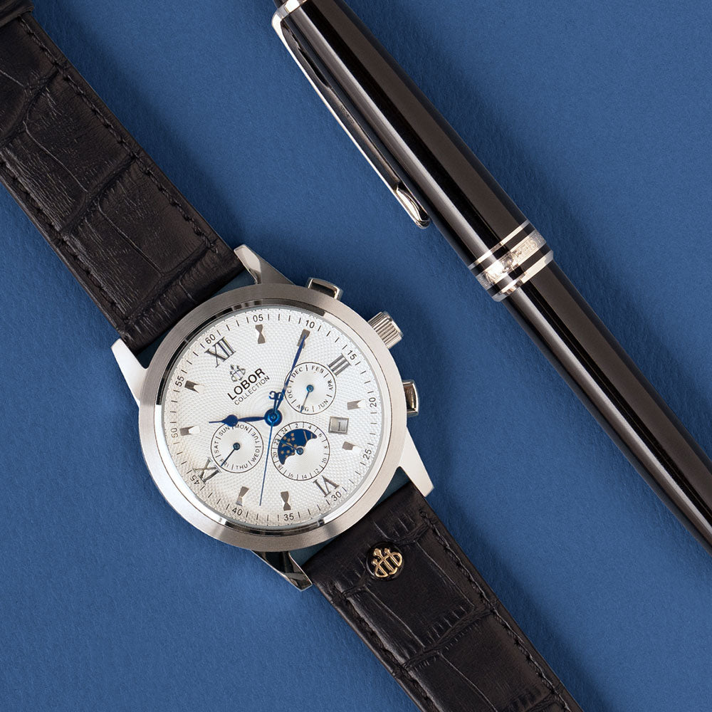 Cellini Des Voeux Black 42mm | Multi-functional Moonphase