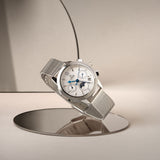 Silver moonphase automatic watches  for women