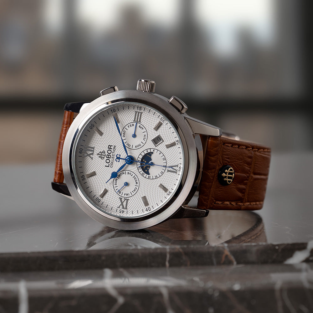 Cellini Des Voeux Brown 42mm Multi-functional Moonphase Automatic