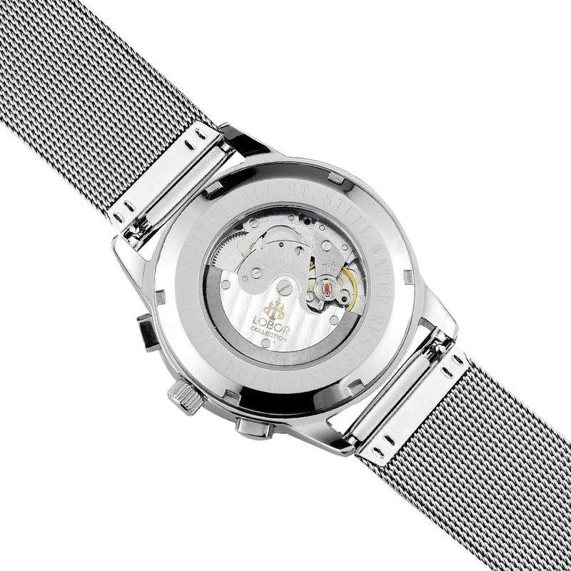 Silver automatic automatic watches  for women