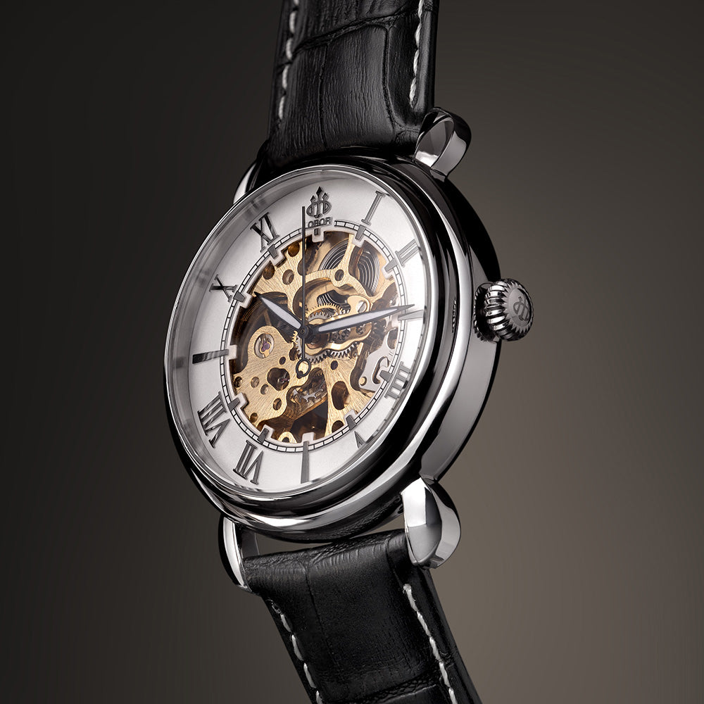 lobor 腕時計 COSMOPOLITAN COLLECTION Cosmopolitan Louvre Black | Skeleton Automatic Roman Numeral