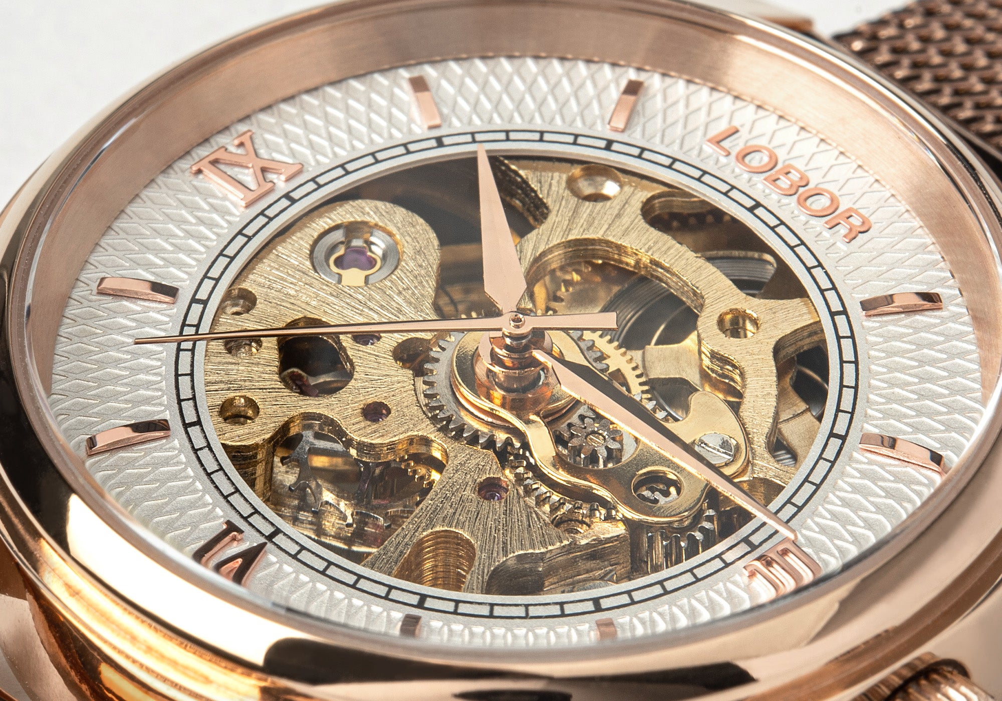 Dynasty Constantine White 40mm | Skeleton Automatic Watches For