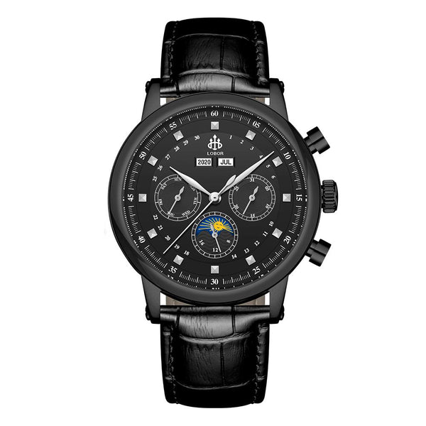 HERITAGE DURHAM BLACK 42MM | Affordable Automatic Watches For Men