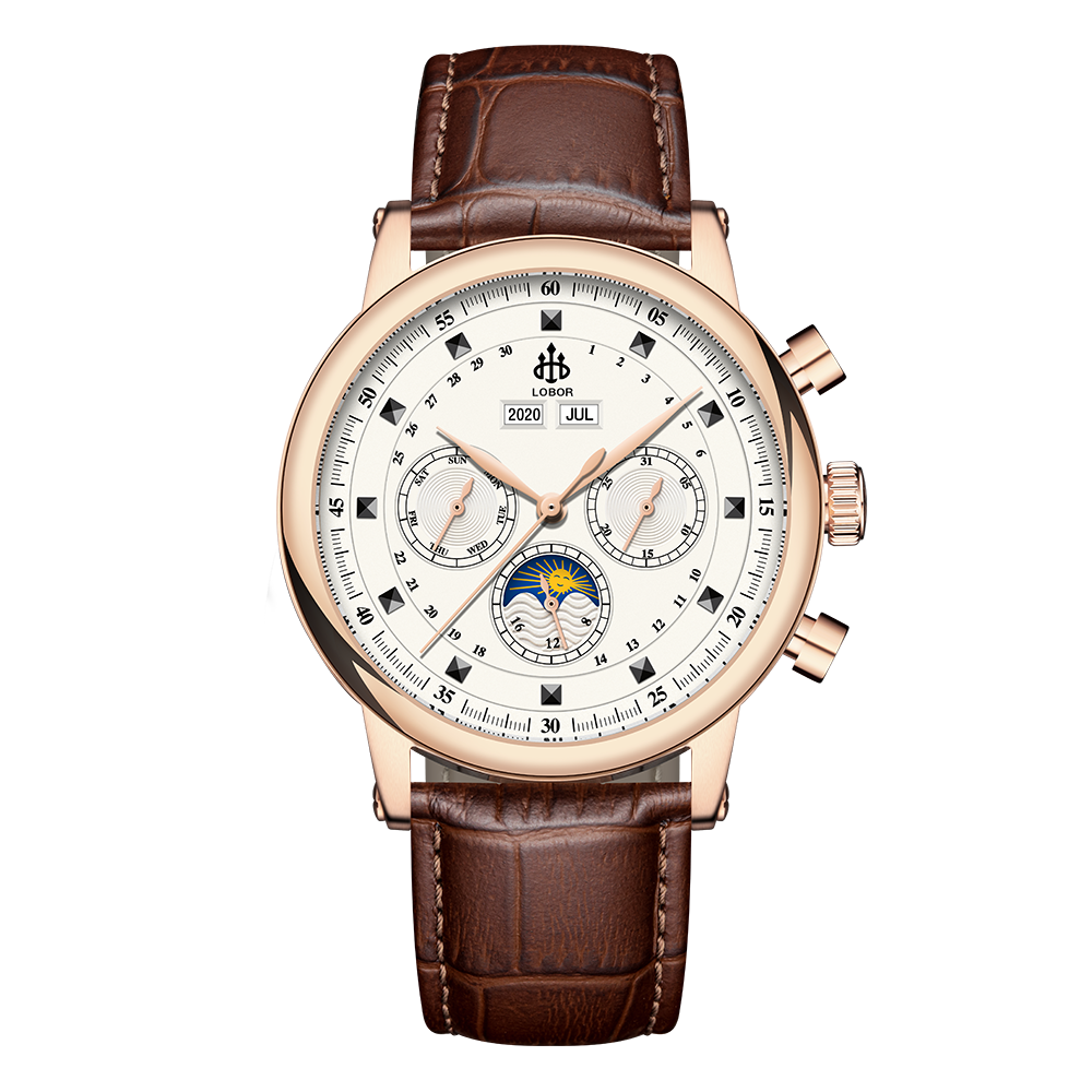 HERITAGE CANTERBURY BROWN 42MM