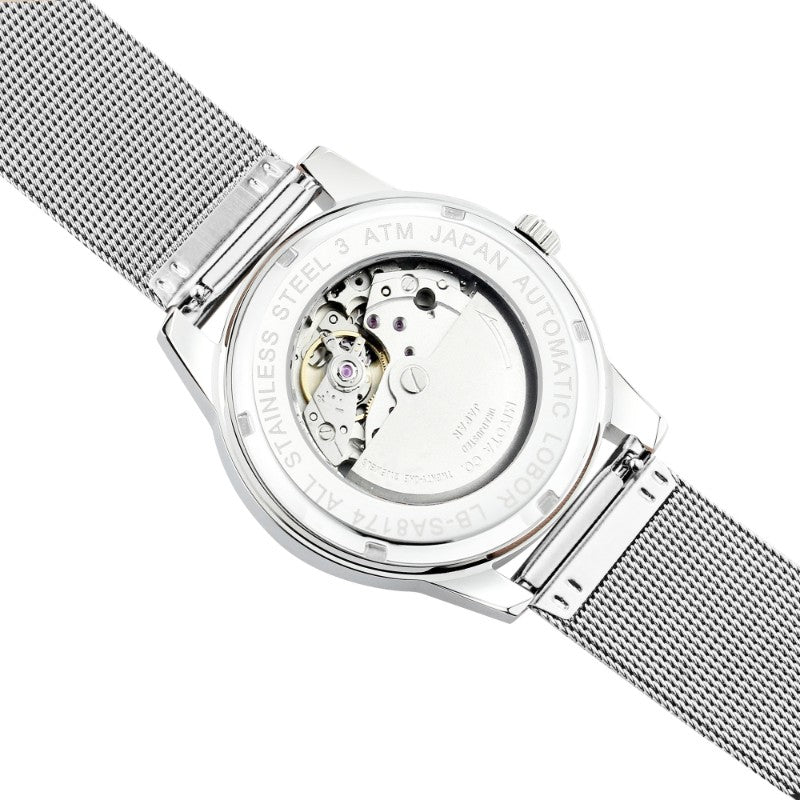 Silver automatic watches 