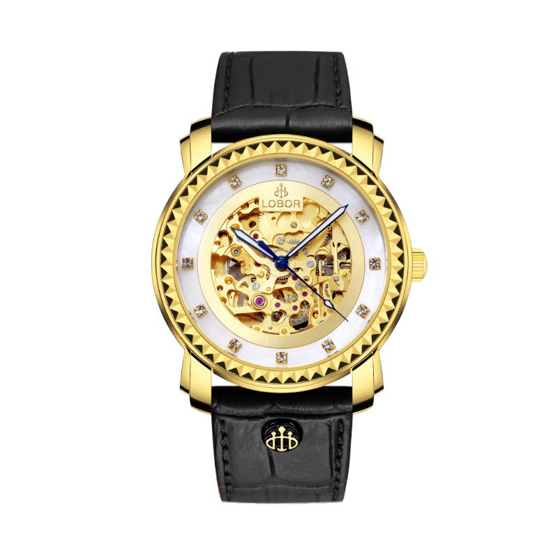 Premier Cornwall Brown 41mm | Skeleton Automatic Watches For Women