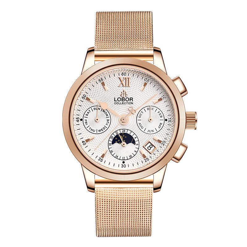 Cellini Guildford Brown 34mm | Multi-functional Moonphase