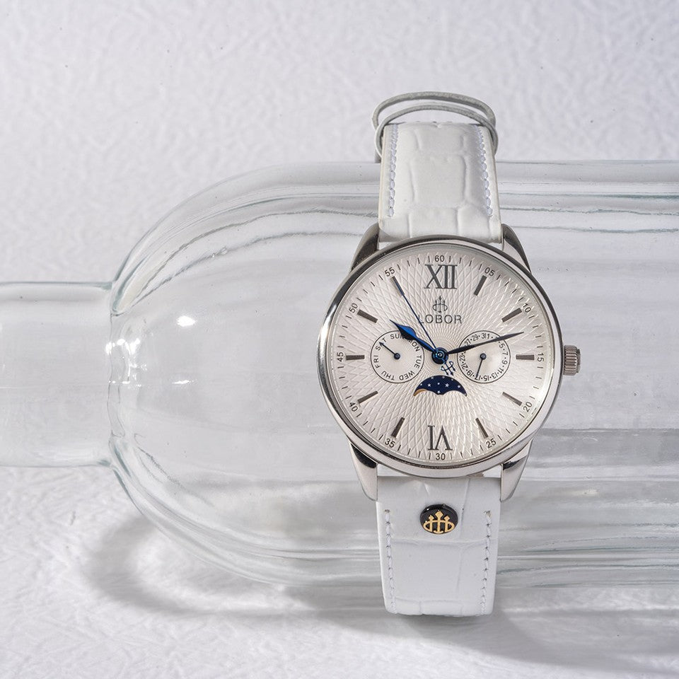 White moonphase watch for women
